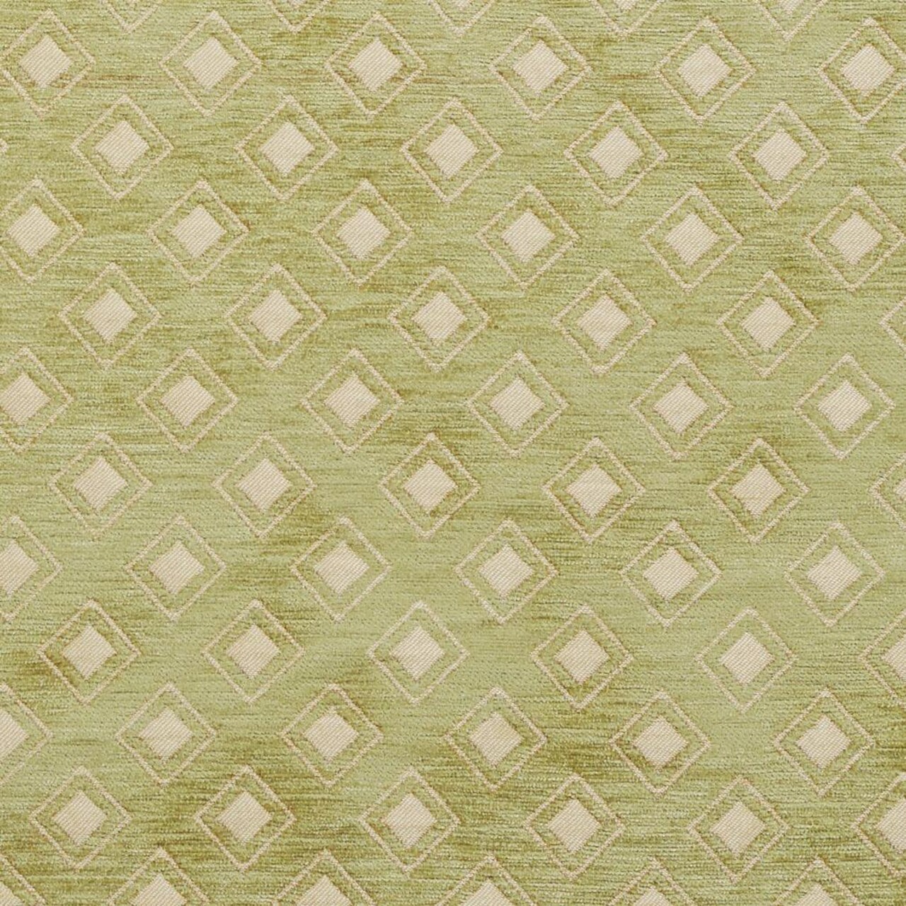 Upholstery Fabric - Green Diamonds Upholstery Fabric 54 Inches"